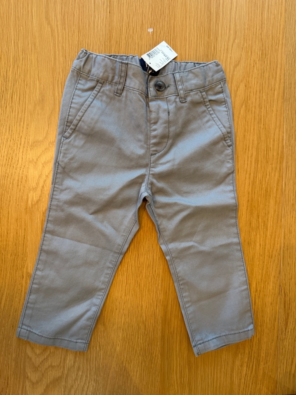 The Children's Place Light Gray Casual Chino Pants